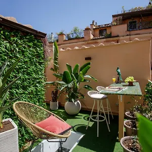  Apartment Rooftop Boho Loft Spanish Steps Italy